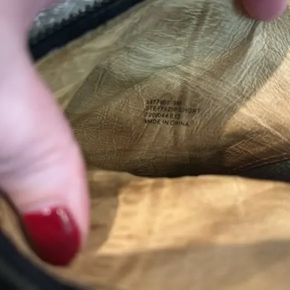 Frye Black Steffi Zip Short Leather Vintage Ankle Boots Size 9 - Picture 7 of 8